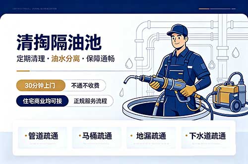 秦皇岛清掏隔油池